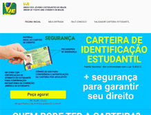 Tablet Screenshot of meiaentrada.com.br
